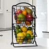 Gourmet Basics® 2 Tier Hanging Storage Baskets- Fruit And Storage Baskets