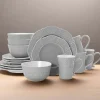 Pfaltzgraff® Abby Gray 16 Piece Dinnerware Set, Service for 4- Dinnerware Service For 4