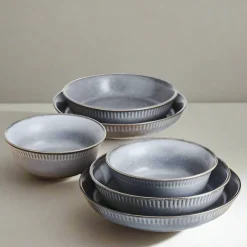 Pfaltzgraff® Amara Slate 6 Piece Dinnerware Bowl Set, Service for 2- Soup Cereal Bowls