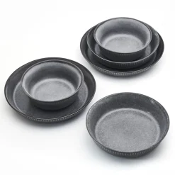 Pfaltzgraff® Amara Slate 6 Piece Dinnerware Bowl Set, Service for 2- Soup Cereal Bowls
