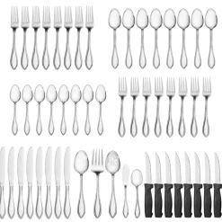 Pfaltzgraff® American Bead 53 Piece Flatware Set, Service for 8- Sets