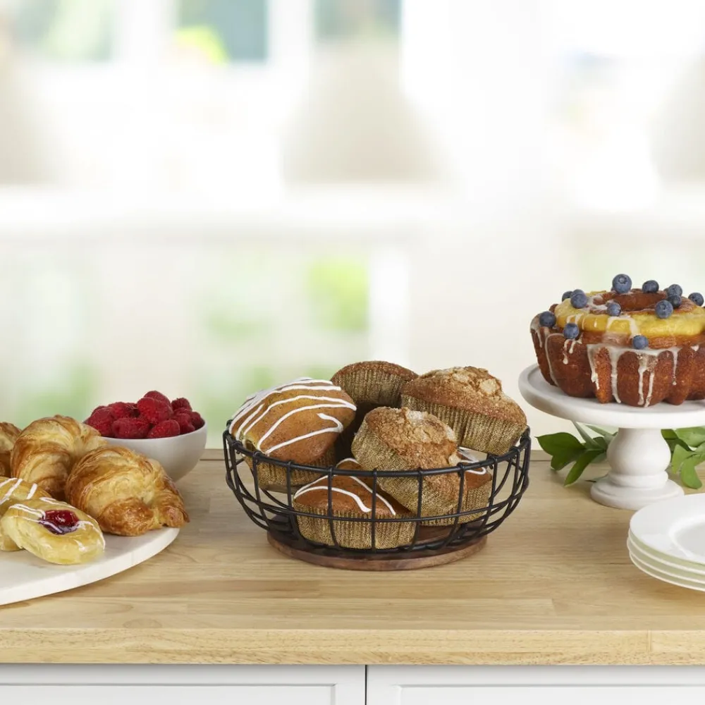 Pfaltzgraff® Anvil Cage Centerpiece Basket- Decor|Fruit And Storage Baskets