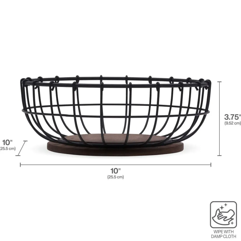 Pfaltzgraff® Anvil Cage Centerpiece Basket- Decor|Fruit And Storage Baskets
