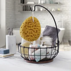 Pfaltzgraff® Anvil Cage Fruit Storage Basket with Banana Hook- Fruit And Storage Baskets
