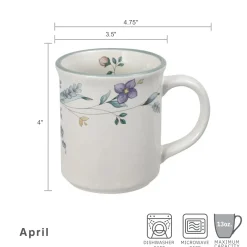 Pfaltzgraff® April Set of 4 Mugs- Coffee Mugs