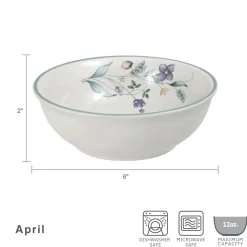 Pfaltzgraff® April Set of 4 Soup Cereal Bowls- Soup Cereal Bowls