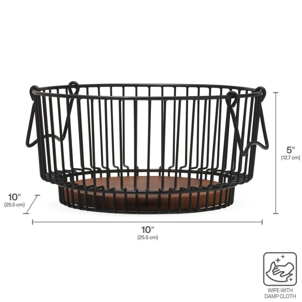 Gourmet Basics® Ashford Centerpiece Fruit Storage Basket- Decor|Fruit And Storage Baskets