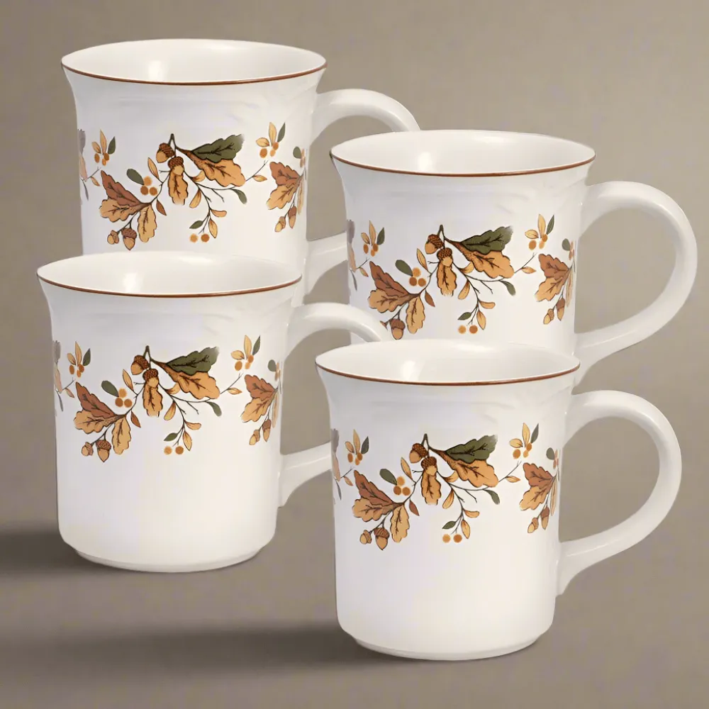 Pfaltzgraff® Autumn Berry Set of 4 Mugs- Coffee Mugs