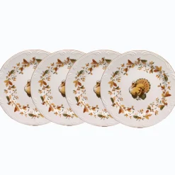 Pfaltzgraff® Autumn Berry Set of 4 Turkey Salad Plates- Salad Plates