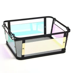 Gourmet Basics® Ava Iridescent Stackable Storage Basket- Fruit And Storage Baskets