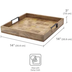 Gourmet Basics® Avery Square Lazy Susan Serve Tray- Lazy Susans