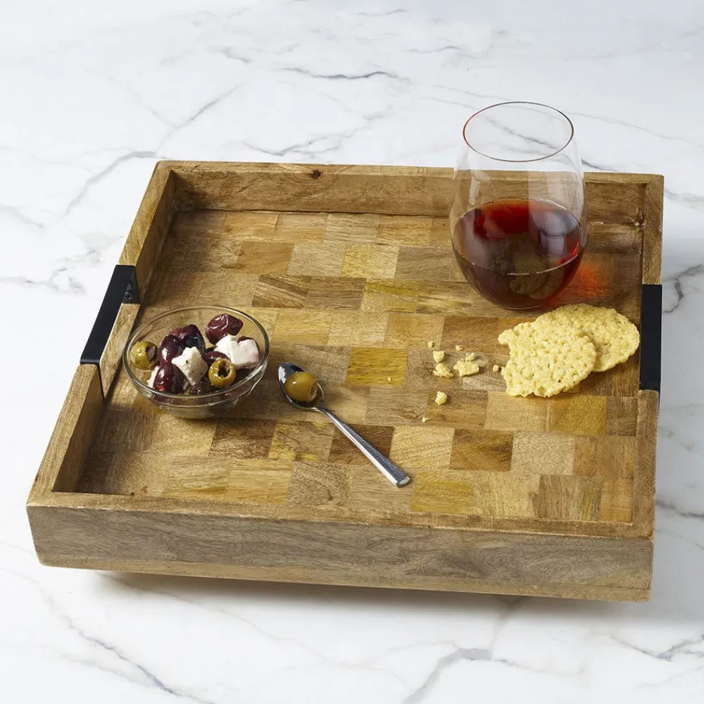 Gourmet Basics® Avery Square Lazy Susan Serve Tray- Lazy Susans