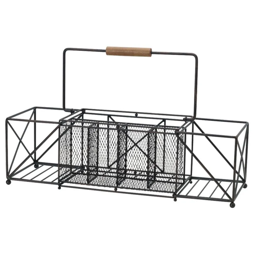 Gourmet Basics® Baler Picnic Buffet Caddy- Fruit And Storage Baskets|Buffet Caddies