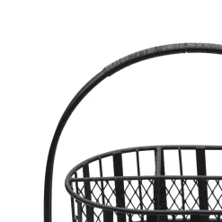 Gourmet Basics® Band and Stripe Swivel Hostess Buffet Storage Caddy- Flatware Caddies|Fruit And Storage Baskets