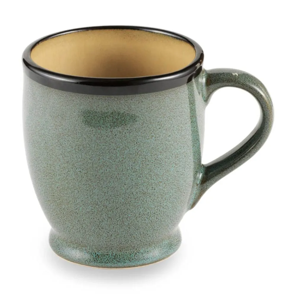 Gourmet Basics® Belmont Set of 4 Blue Mugs- Coffee Mugs