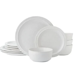 Pfaltzgraff® Blooming Meadow Cream 12 Piece Dinnerware Set, Service for 4- Dinnerware Service For 4
