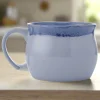 Pfaltzgraff® Blue Banded Jumbo Soup Mug- Coffee Mugs|Soup Cereal Bowls