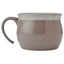 Pfaltzgraff® Brown Banded Jumbo Soup Mug- Coffee Mugs|Soup Cereal Bowls