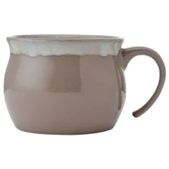 Pfaltzgraff® Brown Banded Jumbo Soup Mug- Coffee Mugs|Soup Cereal Bowls