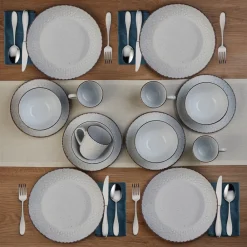 Pfaltzgraff® Bumble Bee White 16 Piece Dinnerware Set, Service for 4- Dinnerware Service For 4