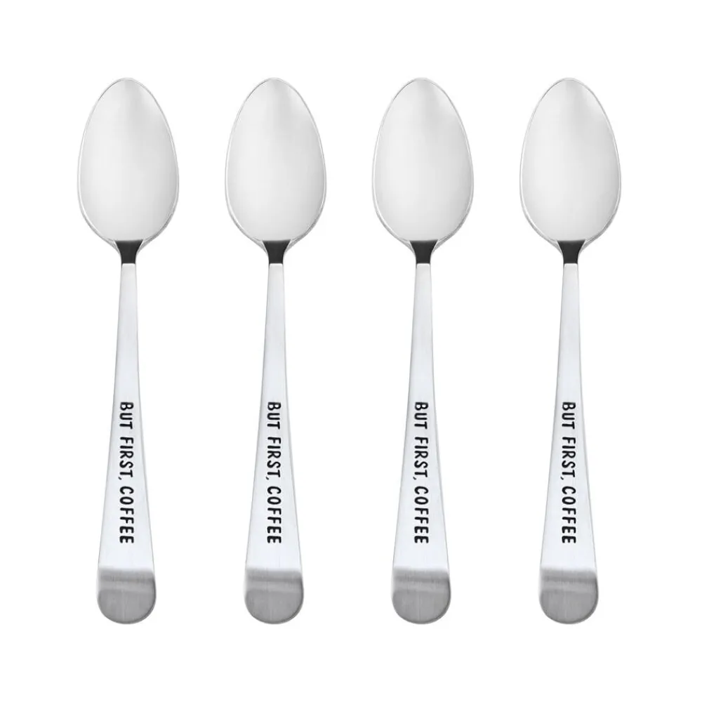 Towle® Living But First Coffee Set of 4 Mini Coffee Spoons- Openstock|Sets