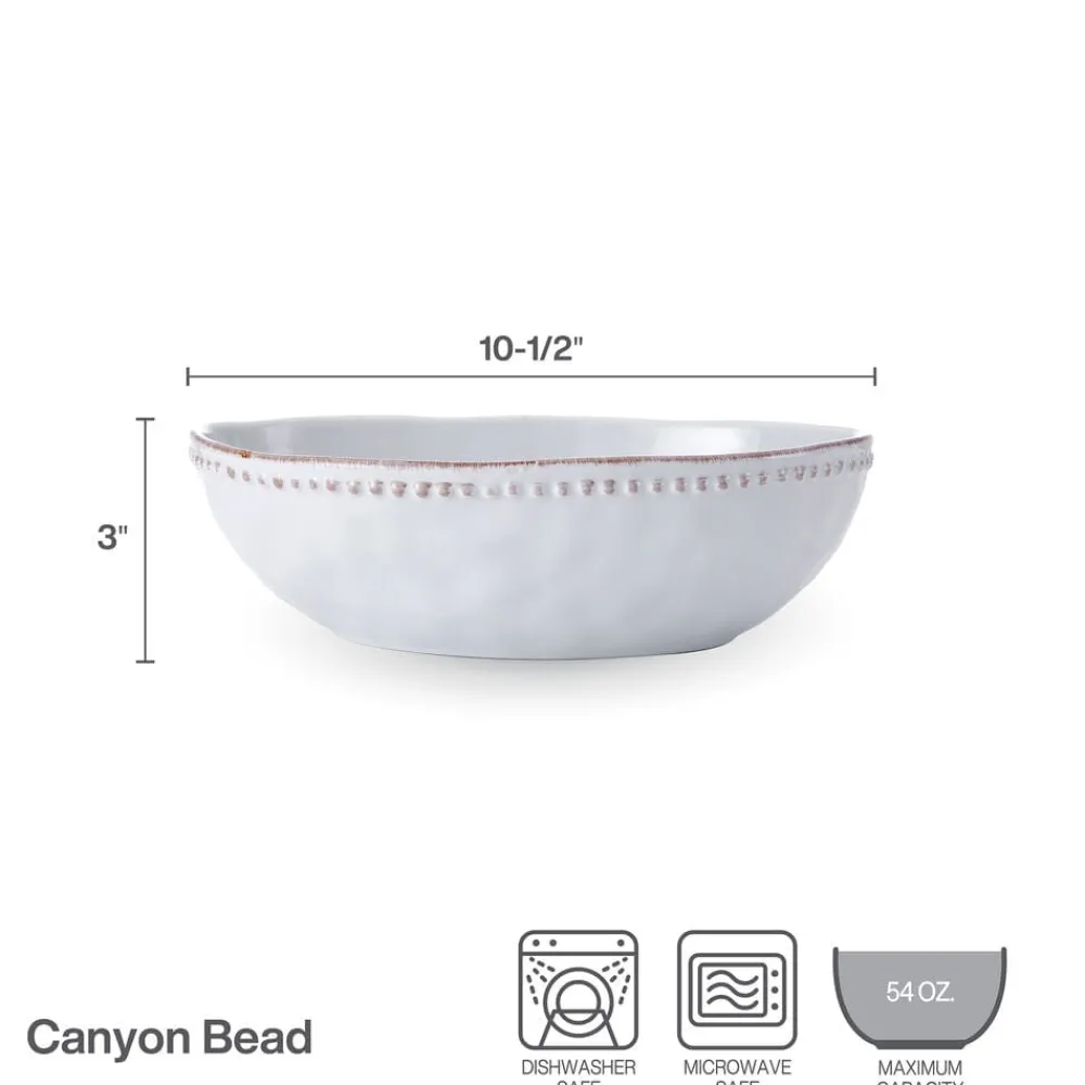 Pfaltzgraff® Canyon Bead Oval Serve Bowl- Serve Bowls