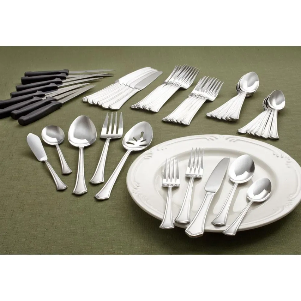 Pfaltzgraff® Capri Frost 53 Piece Flatware Set, Service for 8- Sets