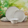 Pfaltzgraff® Chateau Cream 12 Piece Outdoor Melamine Dinnerware Set, Service for 4- Dinnerware Service For 4