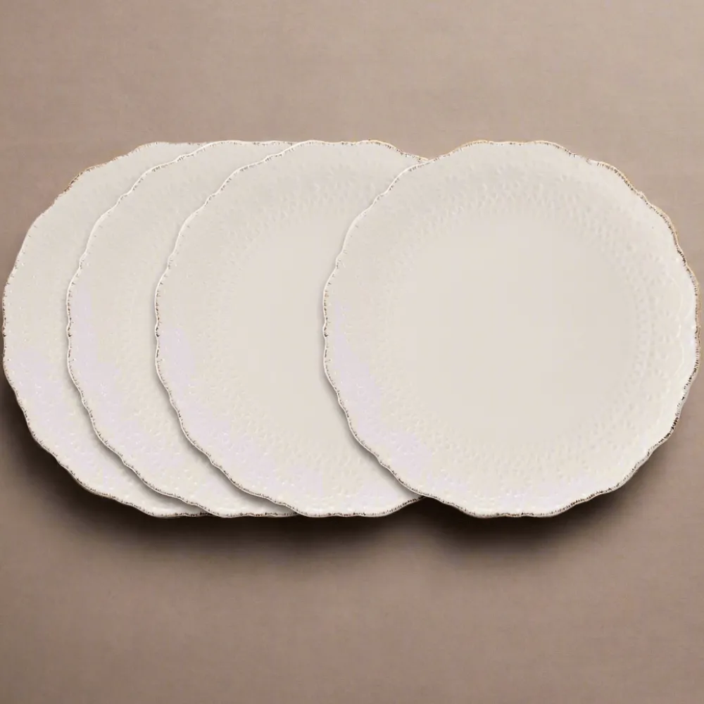 Pfaltzgraff® Chateau Cream Set of 4 Dinner Plates- Dinner Plates