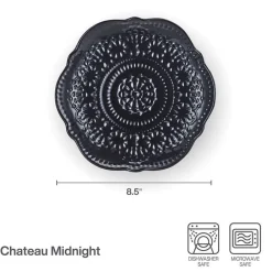 Pfaltzgraff® Chateau Midnight Set of 4 Salad Plates- Salad Plates