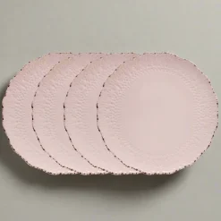 Pfaltzgraff® Chateau Pink Set of 4 Dinner Plates- Dinner Plates