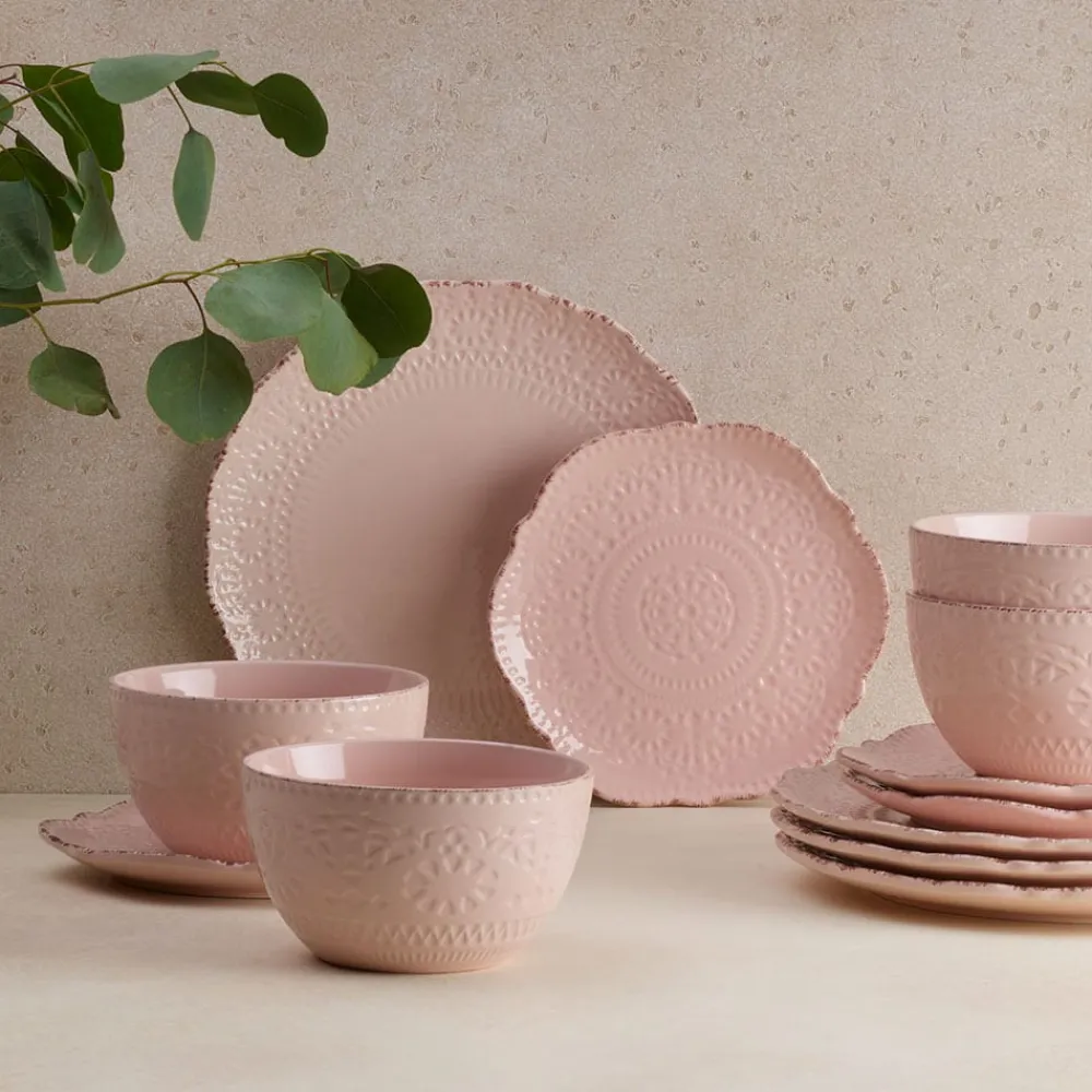 Pfaltzgraff® Chateau Pink Set of 4 Salad Plates- Salad Plates