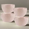 Pfaltzgraff® Chateau Pink Set of 4 Soup Cereal Bowls- Soup Cereal Bowls