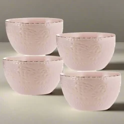Pfaltzgraff® Chateau Pink Set of 4 Soup Cereal Bowls- Soup Cereal Bowls