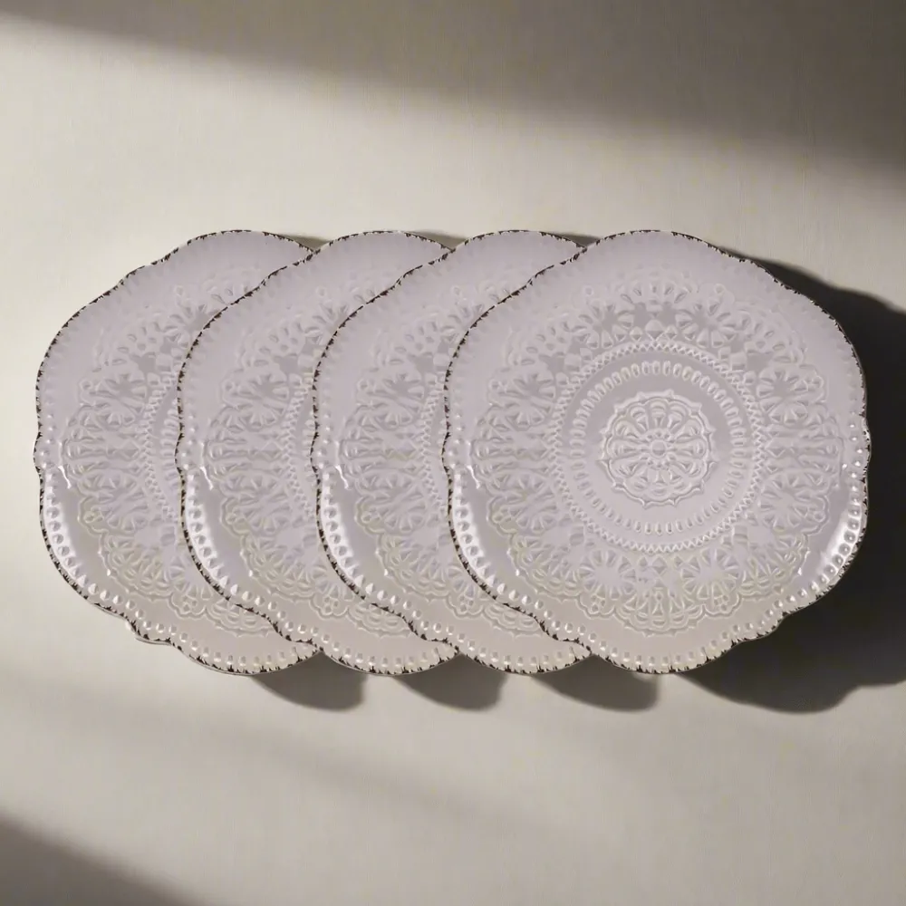 Pfaltzgraff® Chateau Smoke Set of 4 Salad Plates- Salad Plates