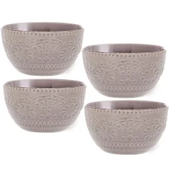 Pfaltzgraff® Chateau Smoke Set of 4 Soup Cereal Bowls- Soup Cereal Bowls