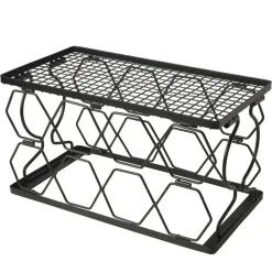 Gourmet Basics® Collapsible Stackable 8 Bottle Wine Rack- Fruit And Storage Baskets