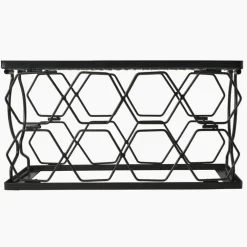 Gourmet Basics® Collapsible Stackable 8 Bottle Wine Rack- Fruit And Storage Baskets