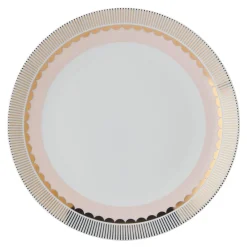 Darbie Angell Golden Charm Metallic 12 Piece Dinnerware Set, Service for 4- Dinnerware Service For 4