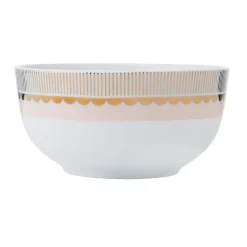 Darbie Angell Golden Charm Metallic 12 Piece Dinnerware Set, Service for 4- Dinnerware Service For 4