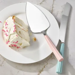 Darbie Angell Happy 2 Piece Cake Knife and Server Set- Cake Knives And Servers