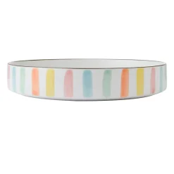 Darbie Angell Happy Spring Summer 9 piece Bowl Set, Service for 3- Pasta Bowls