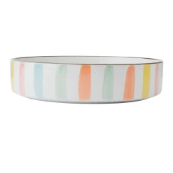 Darbie Angell Happy Spring Summer 9 piece Bowl Set, Service for 3- Pasta Bowls