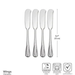 Darbie Angell Wings Set of 4 Spreaders- Openstock