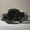 Pfaltzgraff® Decker Black 16 Piece Dinnerware Set, Service for 4- Dinnerware Service For 4