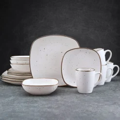 Pfaltzgraff® Decker White 16 Piece Dinnerware Set, Service for 4- Dinnerware Service For 4