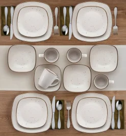 Pfaltzgraff® Decker White 16 Piece Dinnerware Set, Service for 4- Dinnerware Service For 4