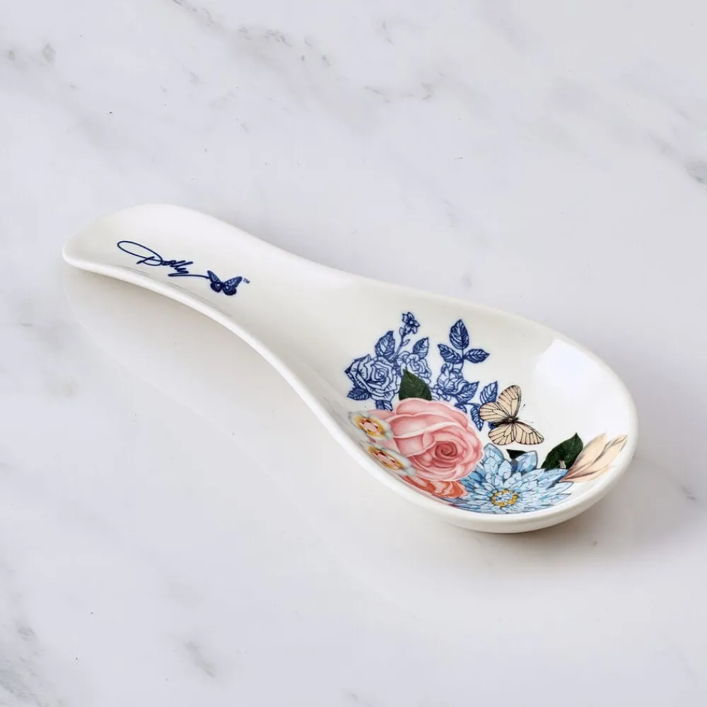 Dolly Parton Floral Spoon Rest- Spoon Rests And Trivets