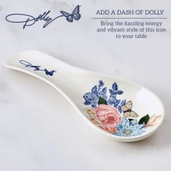 Dolly Parton Floral Spoon Rest- Spoon Rests And Trivets