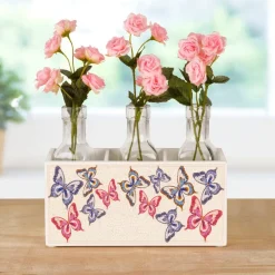 Dolly Parton Mosaic Butterfly Utensil Flatware Caddy- Flatware Caddies